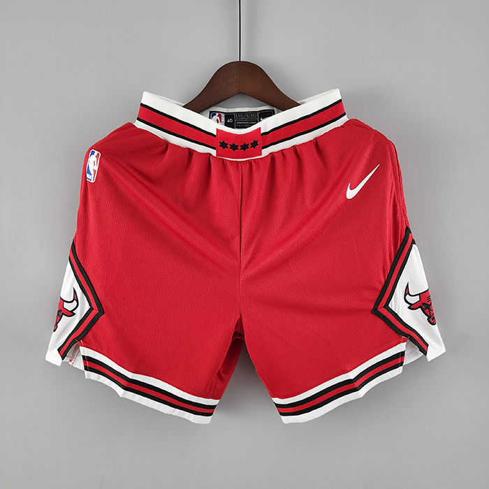 Chicago Bulls red NBA shorts-6600916