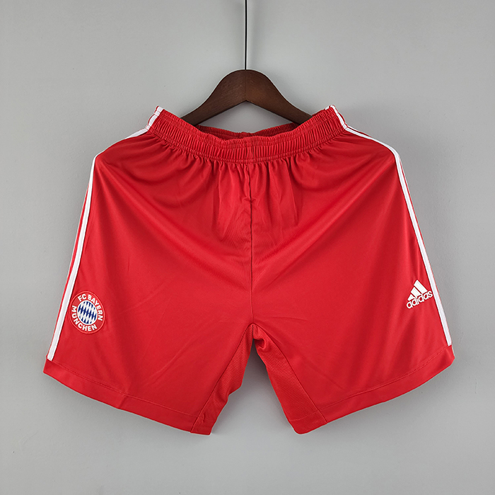 22/23 Bayern Munich Home Shorts Red Shorts Jersey-1821827