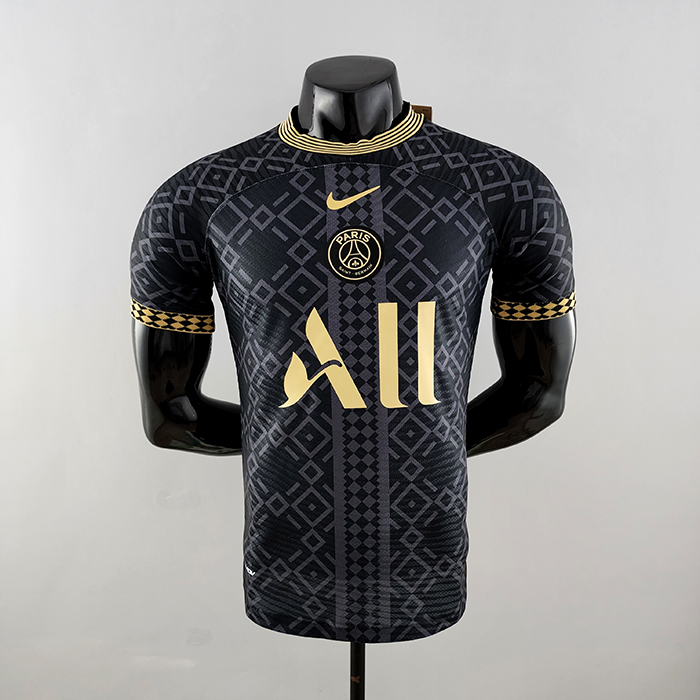 22/23 Paris Saint-Germain PSG Special Edition Black Gold Jersey version short sleeve (player version)-9367038