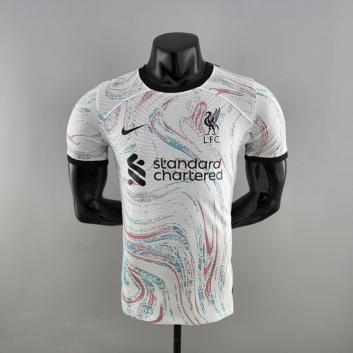 2022 Liverpool away White Jersey version short sleeve (player version)-5140820