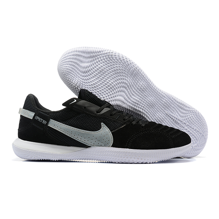 Streetgato Soccer Shoes-Black/White-3981378