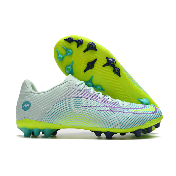 Vapor 14 Academy AG Soccer Shoes-Green/Blue-9854442