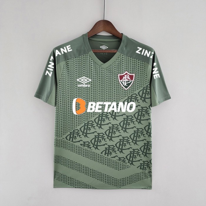 22/23 all sponsors Fluminense Green Jersey version short sleeve-2224467