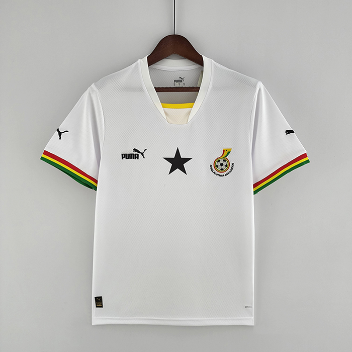 2022 Ghana home White Jersey version short sleeve-286040
