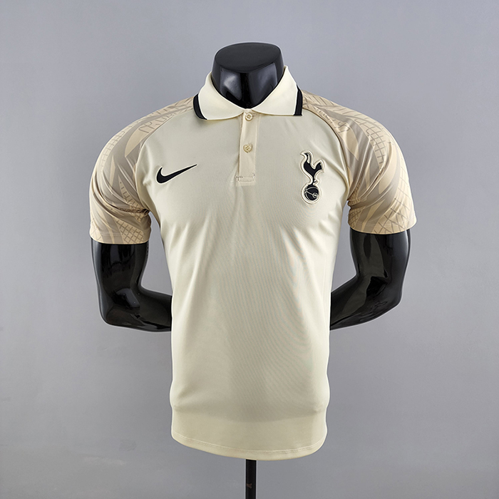 22/23 POLO Tottenham Hotspur Beige Jersey version short sleeve-9021263