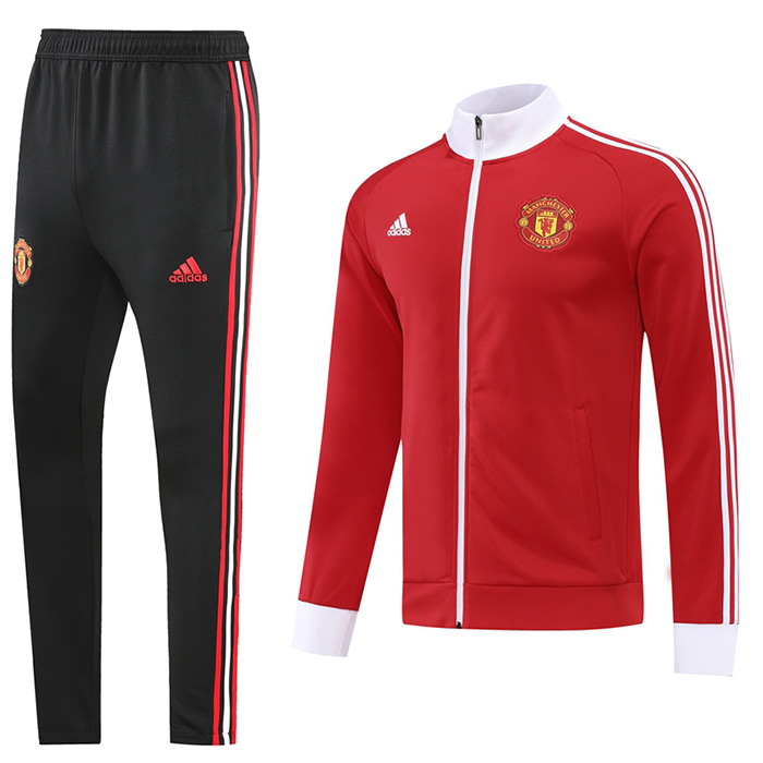 2022 Manchester United M-U Red Edition Classic Jacket Training Suit (Top+Pant)-5951253