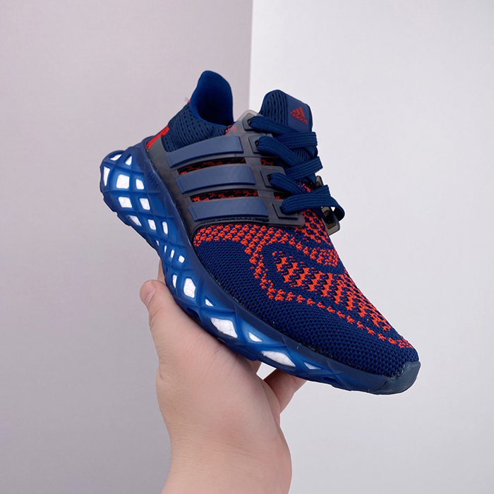 Ultra Boost UB Running Shoes-Navy Blue/Red-5971097