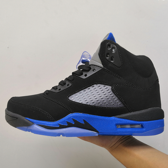 Air Jordan 5 AJ5 Easter High Running Shoes-Black/Blue-356242