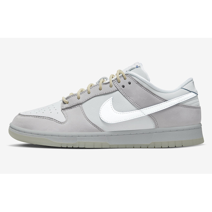 SB Dunk Low Running Shoes-Gray/White-4604839