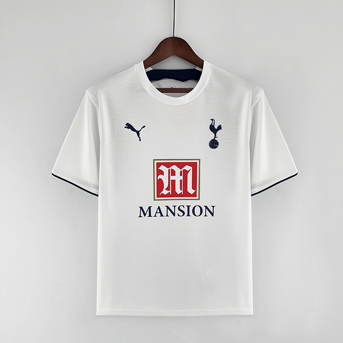 Retro Tottenham Hotspur 06/07 home White Jersey version short sleeve-5579588