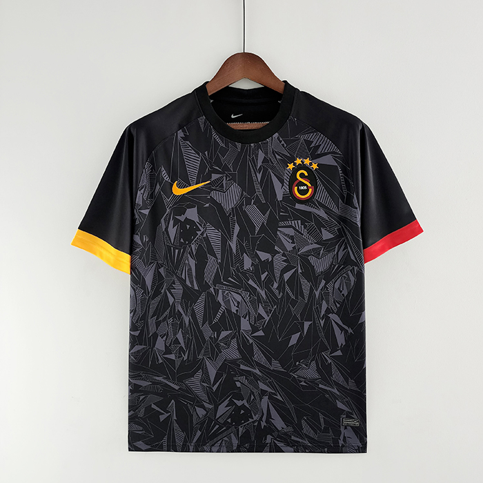 22/23 Galatasaray S.K. away Black Jersey version short sleeve-8483617