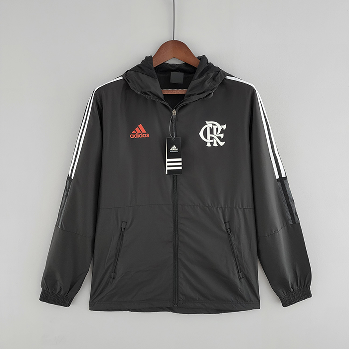 2022 Flamengo Windbreaker Black Hooded jacket Windbreaker-1585655