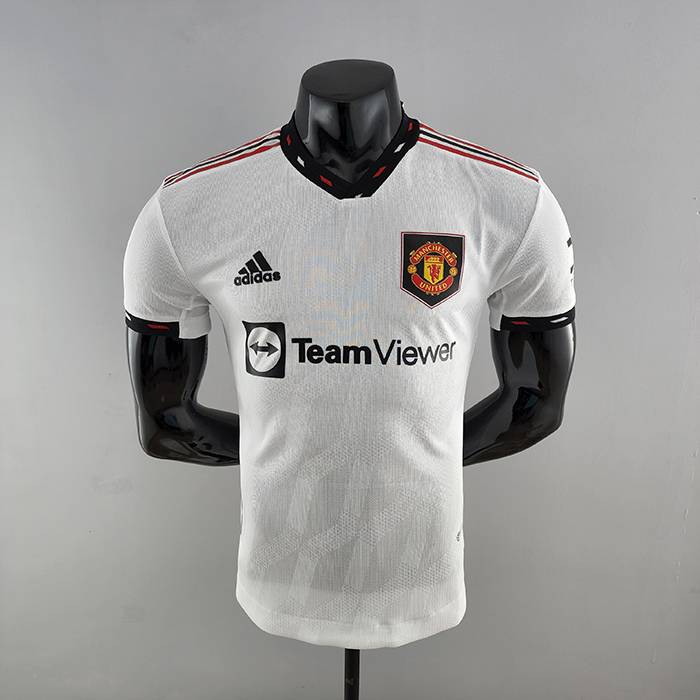 22/23 Manchester United M-U Away White Jersey version short sleeve (player version)-603731