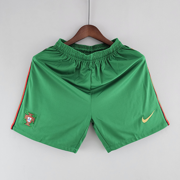 2022 Portugal Shorts Green Jersey Shorts-5788393