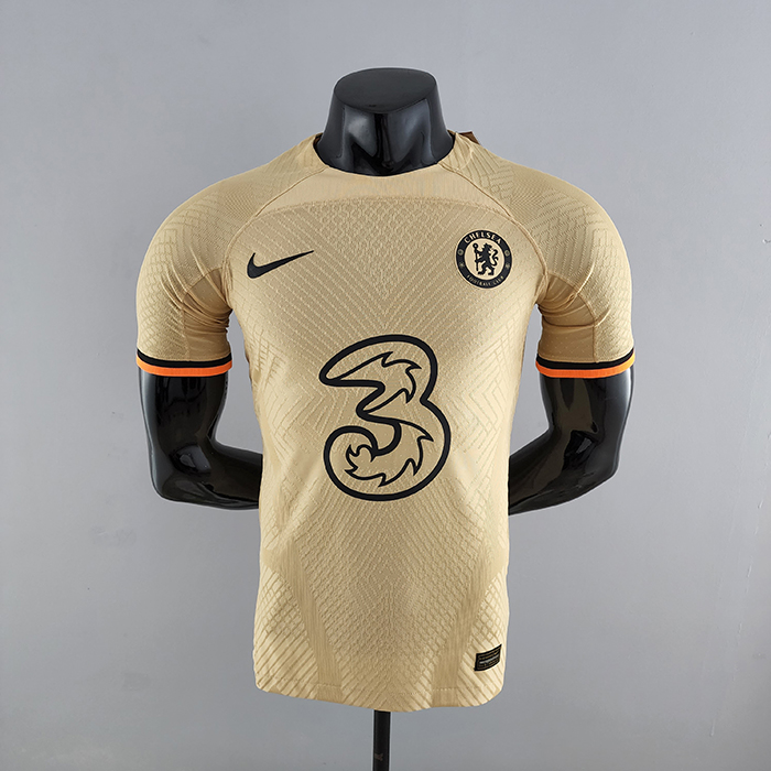 22/23 Chelsea third away Gold Jersey version short sleeve (player version)-1508451