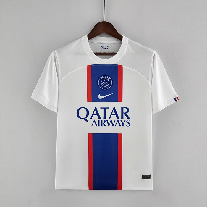 22/23 Paris Saint-Germain PSG away White Jersey version short sleeve-3398555