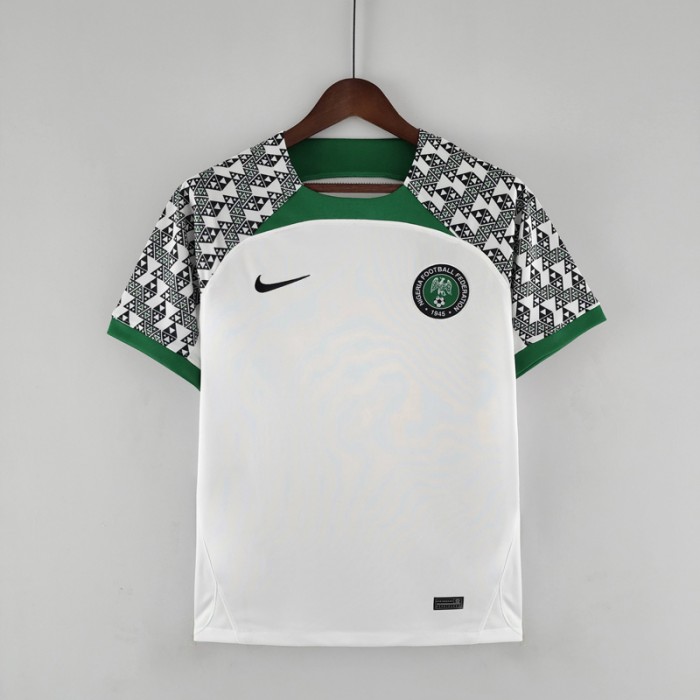 2022 World Cup National Team Nigeria home White Jersey version short sleeve-838489