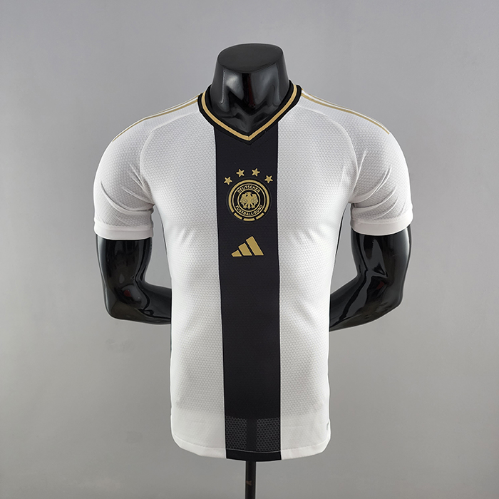 2022 World Cup National Team Germany Black & White Jersey version short sleeve-5954122
