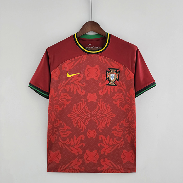 2022 World Cup National Team Portugal Special Edition Red Jersey version short sleeve-868630