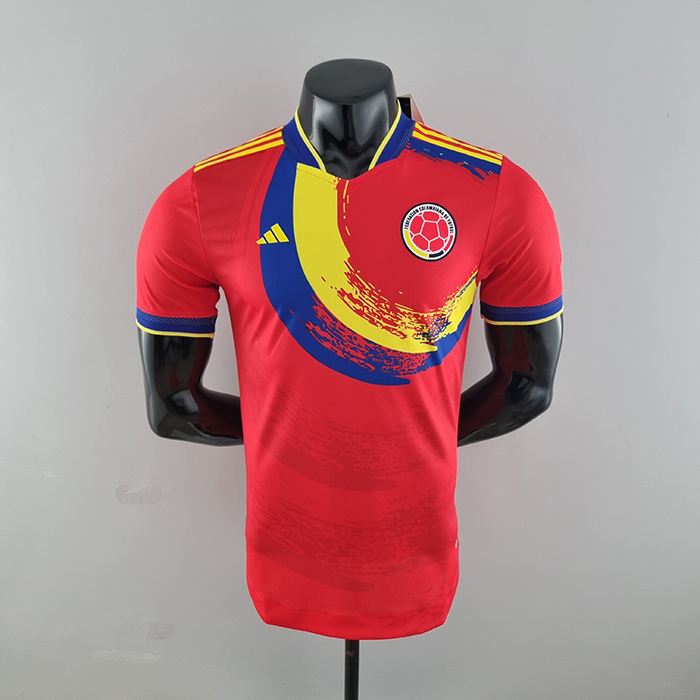2022 World Cup National Team Colombia Special Edition Red Jersey version short sleeve (player version)-3172233