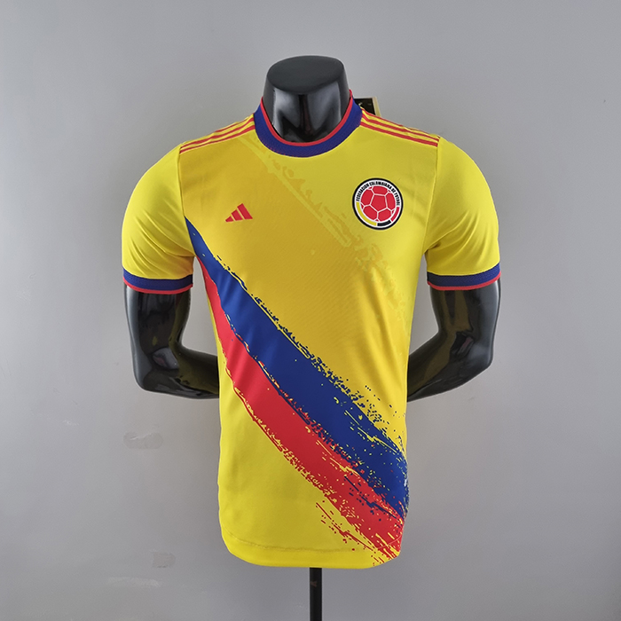 2022 World Cup National Team Colombia Special Edition Yellow Jersey version short sleeve (player version)-1387596
