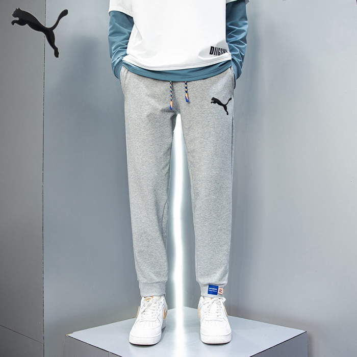 Fashion Casual Long Pants-Grey-2225452