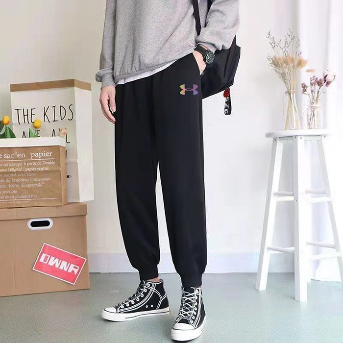 Fashion Casual Long Pants-Black-5617263