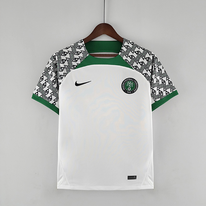 2022 Nigeria home White Jersey version short sleeve-6856448
