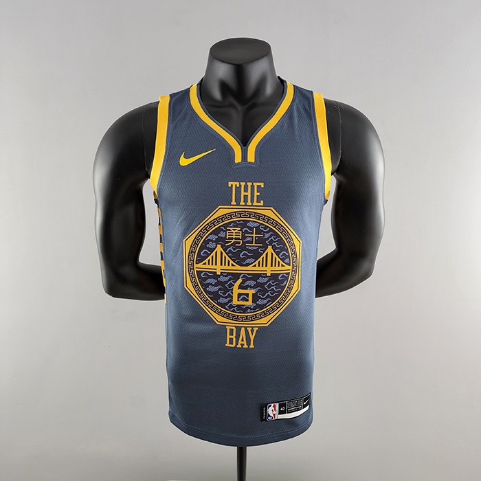 2018 YOUNG #6 Golden State Warriors Grey NBA Jersey-8757529