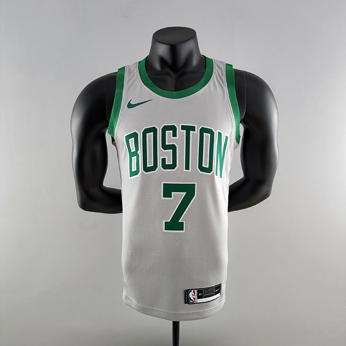BROWN#7 Boston Celtics Grey NBA Jersey-239764