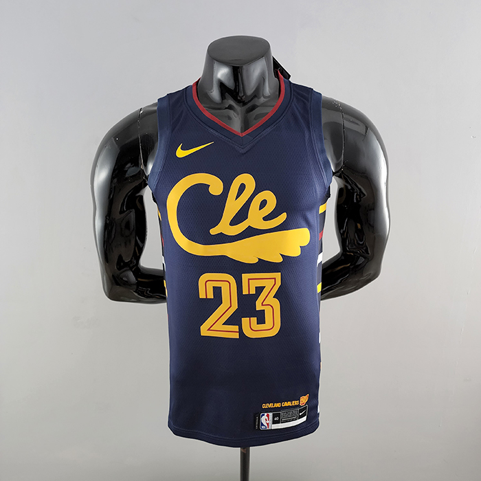 Cleveland Cavaliers JAMES #23 Striped NBA Jersey-8745816