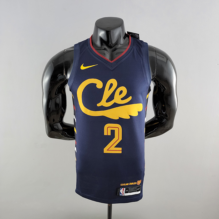 Cleveland Cavaliers Irving #2 Striped NBA Jersey-9716017