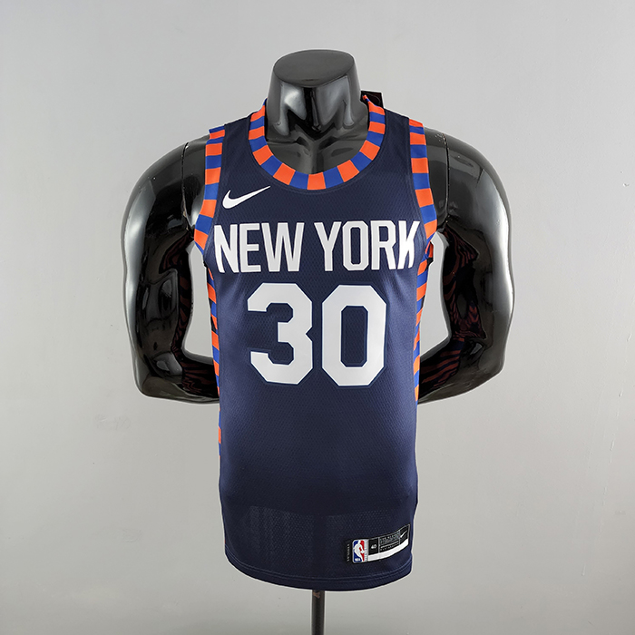 New York Knicks RANDLE #30 Striped NBA Jersey-6768197