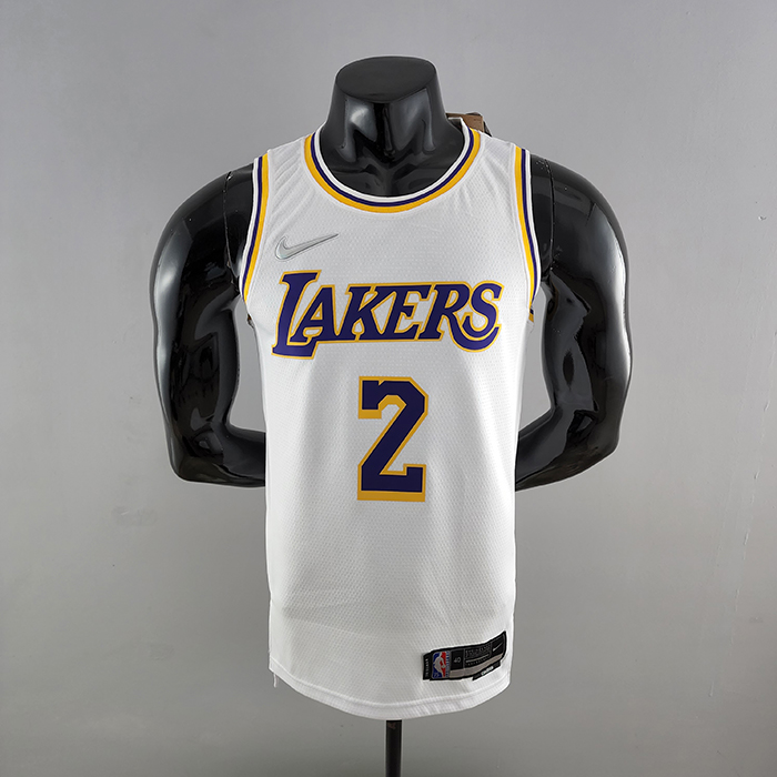 75th Anniversary IRVING #2 Los Angeles Lakers White NBA Jersey-2063127