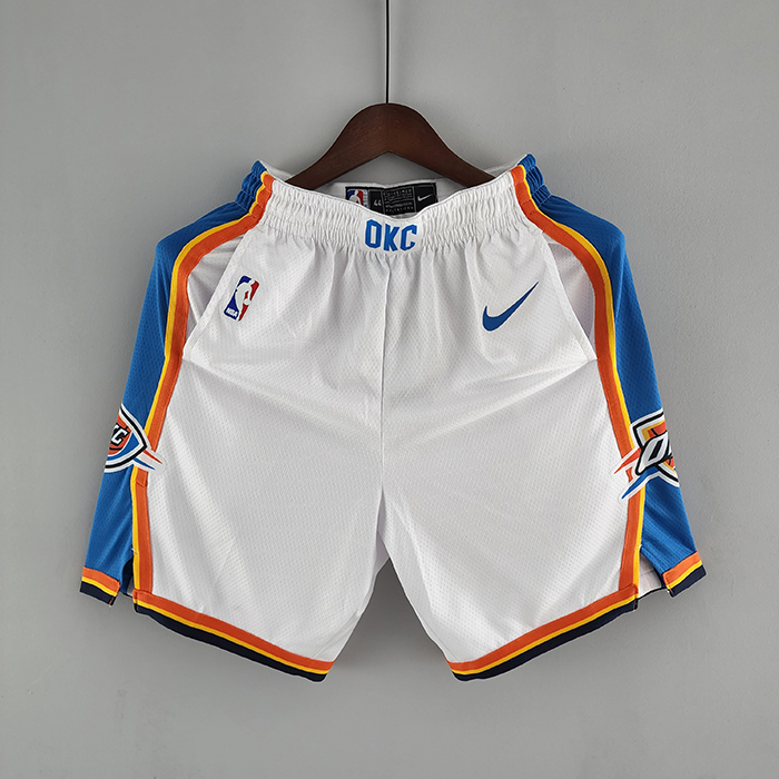 Oklahoma City Thunder NBA Shorts White-5909775