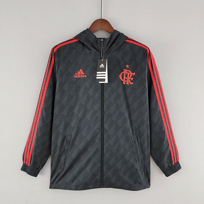 2022 Flamengo Hooded Windbreaker Black jacket Windbreaker-5690692