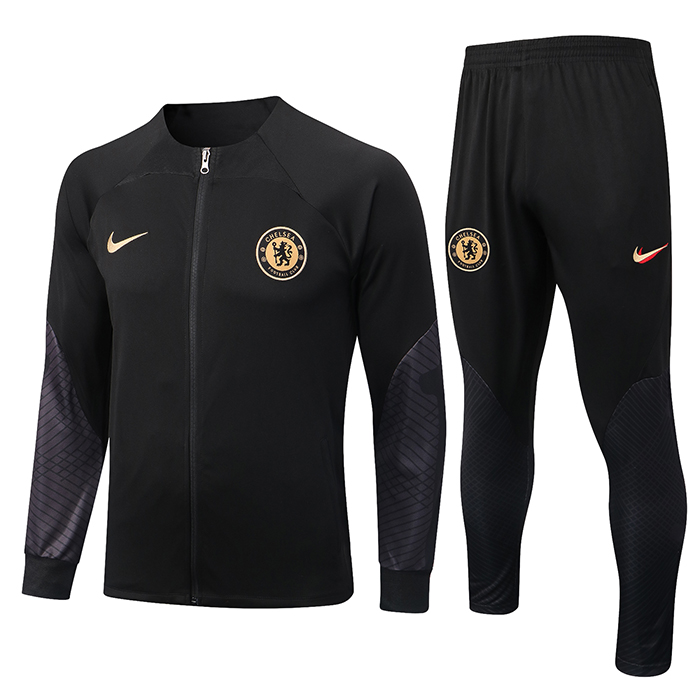 22/23 Chelsea Jersey Black Edition Classic Training Suit (Top + Pant)-2977154