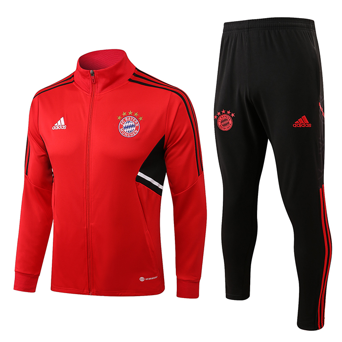22/23 Bayern Munich Jersey Red Edition Classic Training Suit (Top + Pant)-3094168