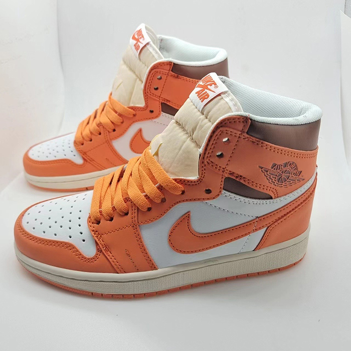 Air Jordan 1 Low AJ1 High Running Shoes-Orange/White-4082515