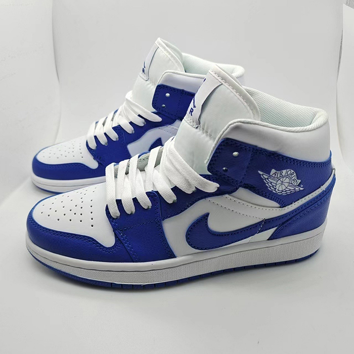 Air Jordan 1 Low AJ1 High Running Shoes-Blue/White-2237493