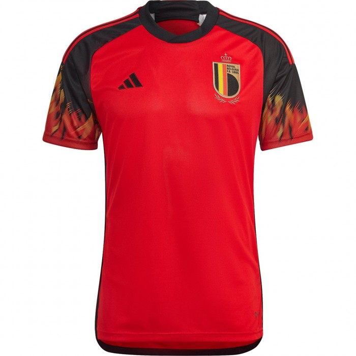 2022 World Cup National Team Belgium home Red Jersey version short sleeve-548353