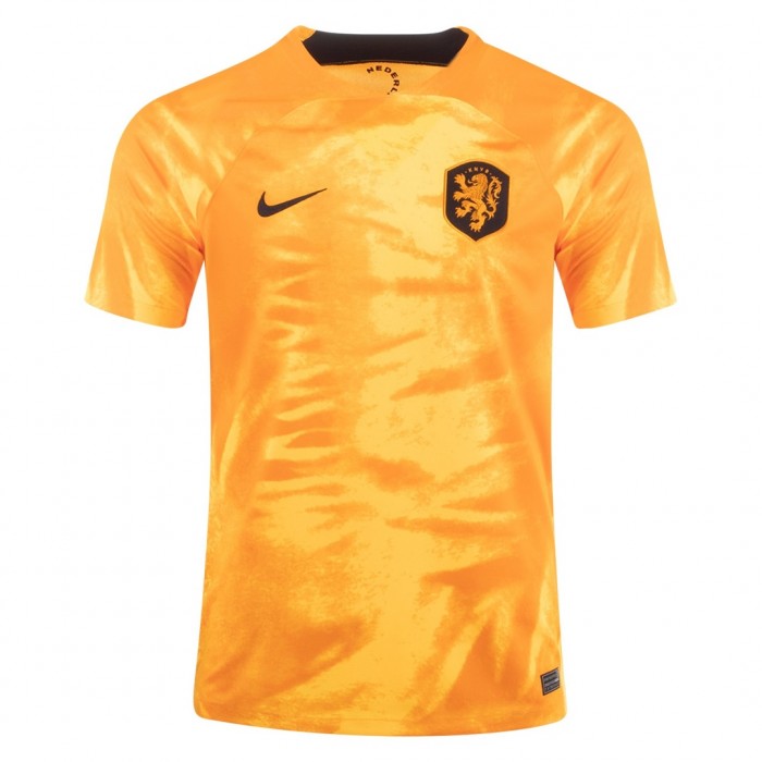 2022 World Cup National Team Netherlands Home Yellow Jersey version short sleeve-5604913