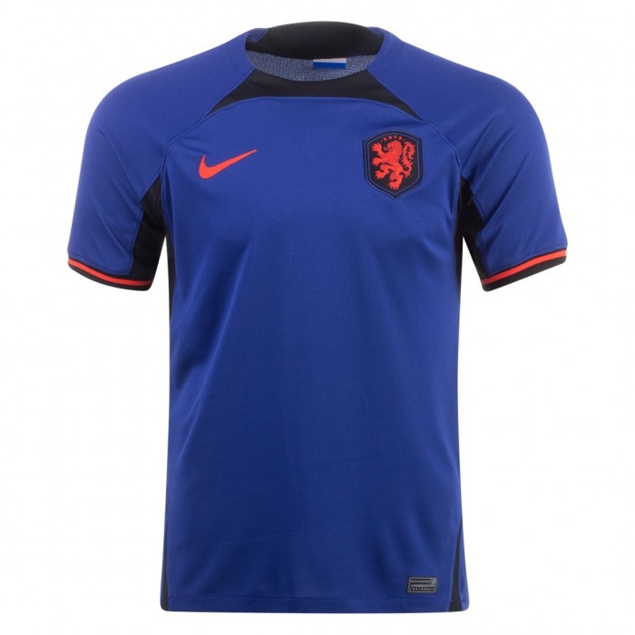 2022 World Cup National Team Netherlands Away Blue Jersey version short sleeve-9669432