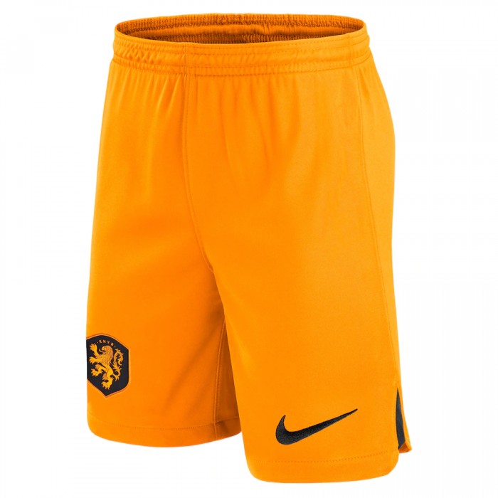 2022 World Cup National Team Netherlands Home Shorts Yellow Shorts-6662511