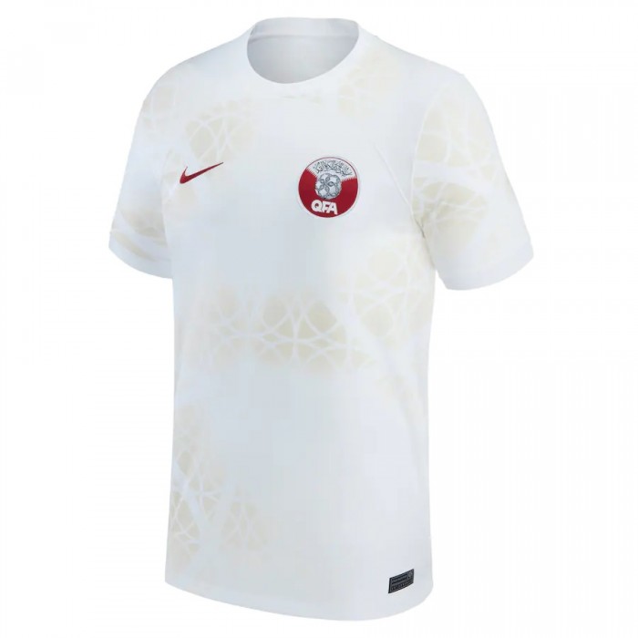 2022 World Cup National Team Qatar Away White Jersey version short sleeve-3340670