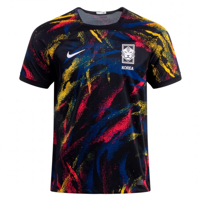 2022 World Cup National Team South Korea Away Black Jersey version short sleeve-8845913