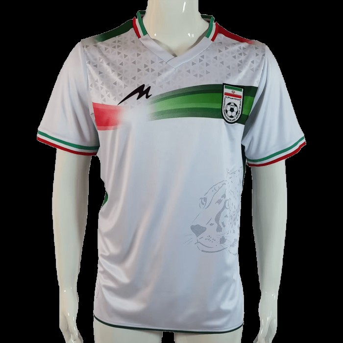 2022 World Cup National Team Iran Away White Jersey version short sleeve-3527157