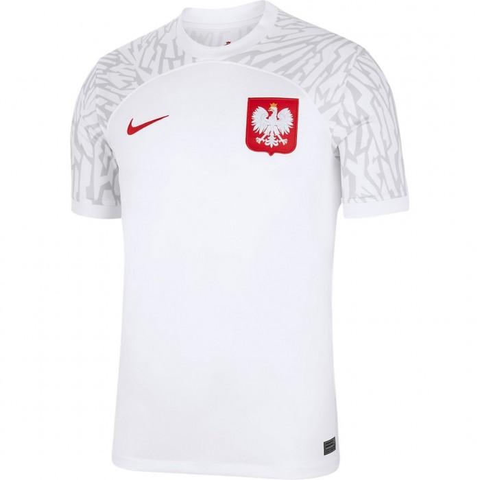 2022 World Cup National Team Poland Home White Jersey version short sleeve-4105047