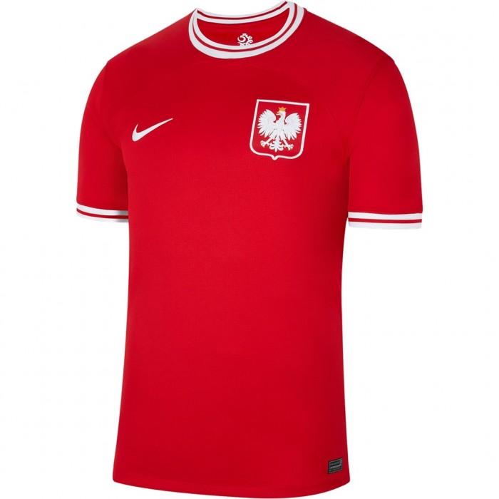 2022 World Cup National Team Poland Away Red Jersey version short sleeve-6947556