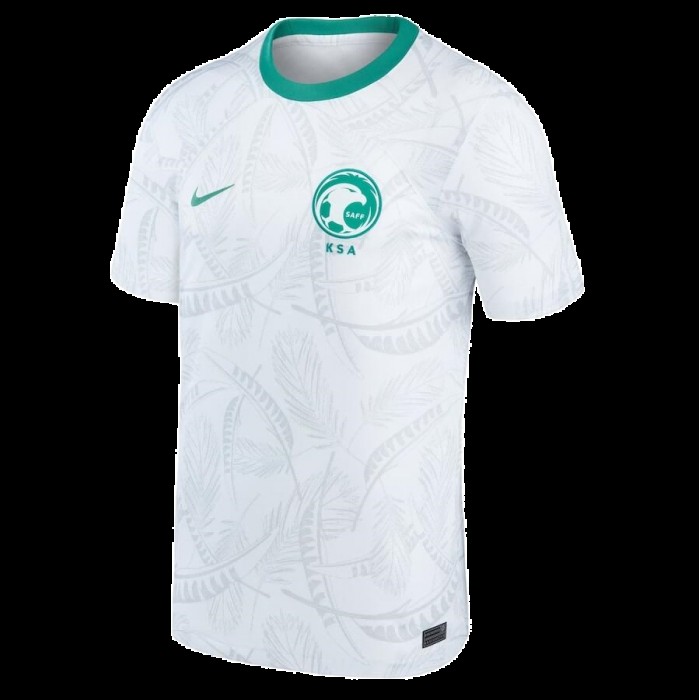 2022 World Cup National Team Saudi Arabia Home White Jersey version short sleeve-522614
